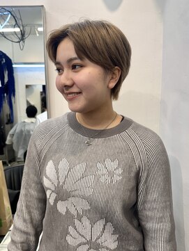 アンダーカレント(undercurrent) ブリーチデザインカラーダブルカラーハイトーンベージュカラー