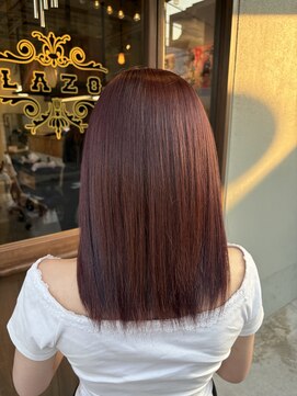 ラソ バルコ(LAZO barco) ブリーチなしでできるツヤツヤ！【レッドブラウン】