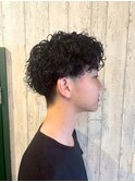 平巻きパーマ