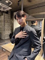 メンズココ メンズパーマ 韓国ヘア 日本橋店(MENS COCO)&nbsp;ニュアンスパーマ センターパート