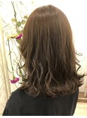 アッシュベージュ×ロブ