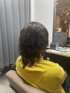 テーラヘアー ユーカリが丘店(TELA HAIR) ウルフカット×パーマ