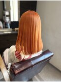 ブリーチカラー オレンジ