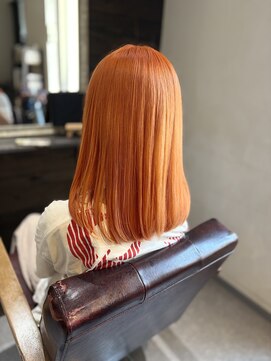 ロウ トウキョウ 八王子店(RAW TOKYO) ブリーチカラー オレンジ