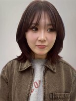 JUNKHAIR【ジャンクヘアー】&nbsp;bob × w color bordeaux