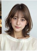 ゆるふわヘアとグレージュ