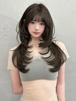 シーク 天神(SEEK)&nbsp;松尾菫菜/レイヤーカット/ハッシュカット/韓国ヘア