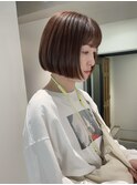 30代40代50代ショートボブ/白髪ぼかし/縮毛矯正/髪質改善