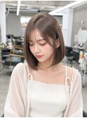 福岡天神/ボブ/縮毛矯正/切りっぱなしボブ