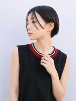 ドロップ(drop) 大人のタイトショートボブ|涼しげな抜け感スタイル