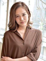 ヘアーリゾートテラス(hair resort terrasse)&nbsp;大人かわいいミニマムボブヴェールウェーブ3Dカラーブルージュ