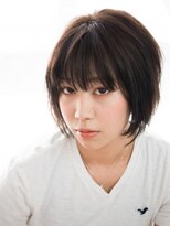 クアトログランシュ 水戸店(QUATRO×GranCieux)&nbsp;【QUATRO】黒髪で作るゆるふわショート