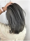 立体ハイライト×ワンカールミディアム