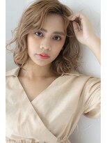 プライズ アイリス 池袋東口店(prize Iris) タンバルモリオルチャンヘア外国人風カラーハイトーングレージュ