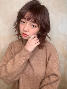 ニスル センター南店(NISURU） 似合わせカット/大人ガーリー/ダークアッシュ/着物/センター南