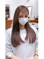 ネイロ 錦糸町(NeiRo)&nbsp;エアリーミディショートパーマ黒髪カタログホワイトアッシュ