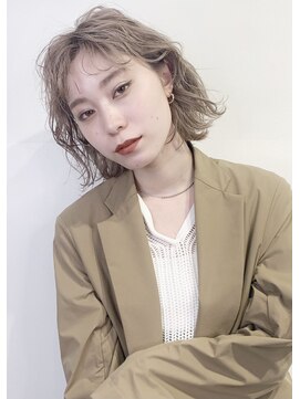 ノースイースト 登戸店(northeast) ボブニュアンス巻き/ミルクティベージュ/ベージュ系