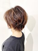 【パーマ】ショートボブにシルエットがキレイになるパーマ