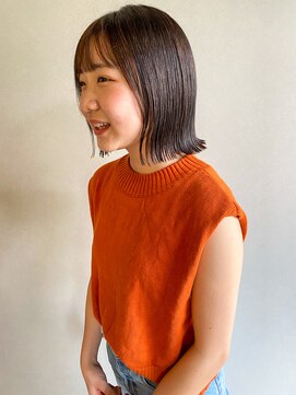 ブルー(BLUE) #BLUE 外ハネボブ