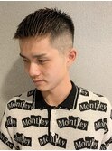 メンズバズクロップフェード