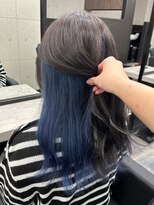 スターズ 川越店(STARS)&nbsp;ネイビーブルー　インナーカラー