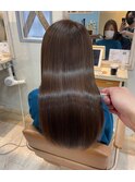 大人かわいい20代30代40代小顔ショコラベージュ　Zina本八幡
