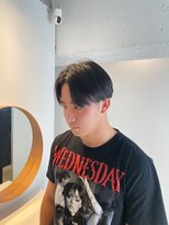 さらさらストレートセンターパート