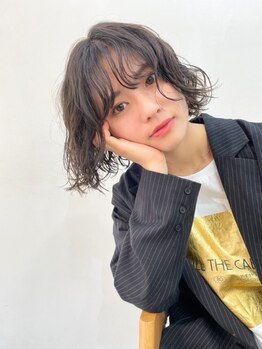 アッド バイ ケーツー(add by K-two)の写真/最近ボブパーマのオーダーが増加中♪毛先を思いっきり遊ばせるならパーマという手もgood!!朝の時短にも◎