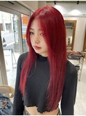 【ADORE横浜】チェリーレッド×ロング