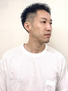 ヨシザワインク ハコザキ 水天宮前 日本橋人形町(YOSHIZAWA Inc.HAKOZAKI) ソフトモヒカン/アップバング/刈り上げ/爽やか/フェード