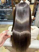 バディヘア ルーツ(BUDDY HAIR ROOTS) 酸性ストレート×透明感カラー
