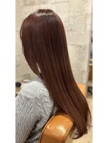 ヘアサロン アプリ(hair salon APPLI)&nbsp;ツヤ感溢れる暖色系カラー♪