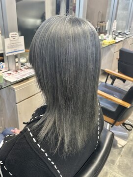 キャラ シャローネ 池袋(Chara Chalone) メンズロング/ケアブリーチ/マットグレージュ【池袋/本松】