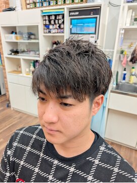 トリイ(TORII) 2ブロックマッシュショート・清潔感のある