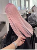 ナナ(NANA)&nbsp;ピンク/ブリーチ/カラー/ロングヘア