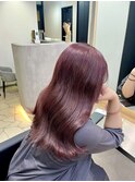 ブリーチなし赤