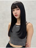 ロングレイヤー×シルクストレート