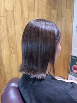 チアー ヘアリラクゼーション(cheer HAIRRELAXATION) 切りっぱなしボブ