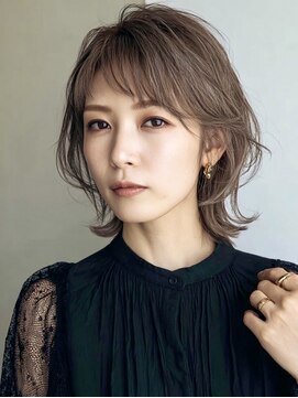 ハーツ(Heart's) 40代50代60代/脱白髪染め白髪ぼかしハイライト/くびれレイヤー