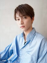 ニコ トウキョウ ロジック(nico TOKYO Logic)&nbsp;メンズセンターパートウルフセンターパートニュアンスパーマ襟足