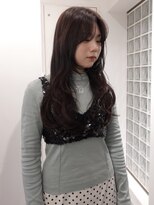 ビューズ(VIEWS)&nbsp;ロングレイヤーカット暗髪パリジェンヌヘア