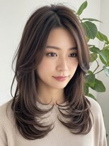 フルショウ 栄店(FURUSHO) ココアブラウン/韓国巻き/大人かわいい/ミディアムレイヤー