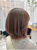 大人美人くびレイヤー透明感インナーカラーピンクハイトーン