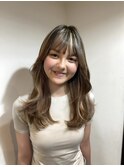 海外風レイヤーカット