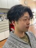 Men's CUT　バリュー + ロットノーマルパーマ ＋プレミアムシェービング