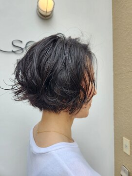 ソレイユ ホワイト(SOLEIL white) ◇暗髪ニュアンスパーマ◇