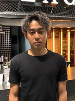 ブラック(BLACK)&nbsp;メッシュツイストスパイラルセンターパート
