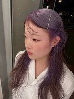 ユルク(JURK nagoya)&nbsp;栄/ダークパープル/ナチュラルショート/ミルクブラウン/夏