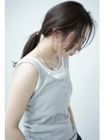 クレイン バイ パプスドコワフュール 宝塚中山寺(Crane by Pap'sde coiffeur)&nbsp;レイヤースタイルをゆるくバレッタまとめて♪