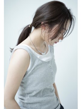 クレイン バイ パプスドコワフュール 宝塚中山寺(Crane by Pap'sde coiffeur) レイヤースタイルをゆるくバレッタまとめて♪